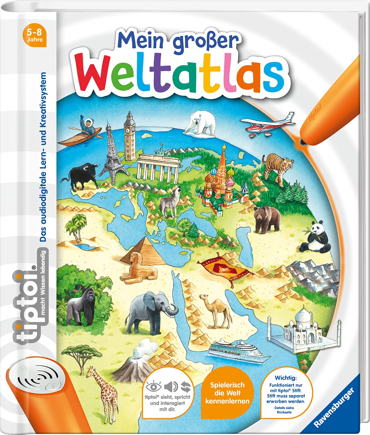 tiptoi® Mein großer Weltatlas Tiptoi & Games