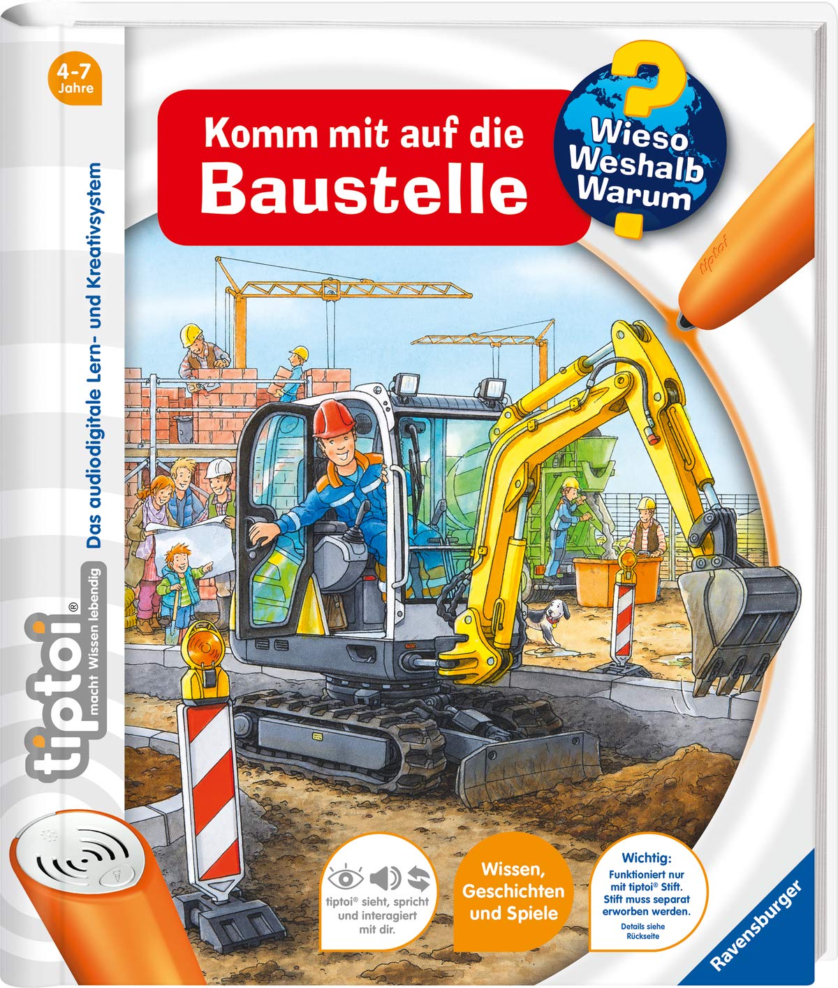 tiptoi® Wieso? Weshalb? Warum? Komm mit auf die Baustelle Non-fiction