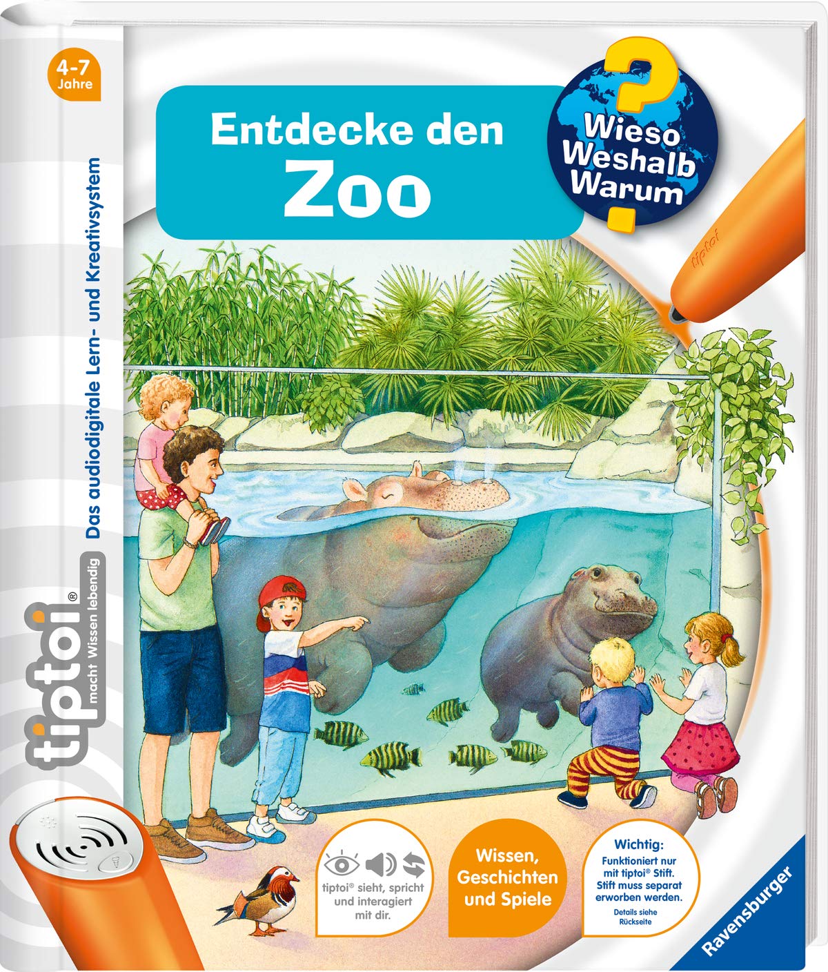 tiptoi® Wieso? Weshalb? Warum? Entdecke den Zoo (Band 20) Tiptoi & Games