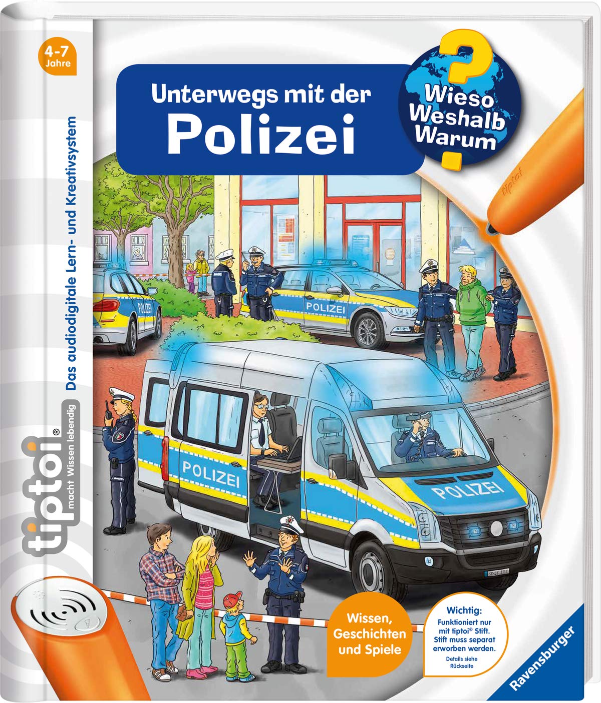 tiptoi® Wieso? Weshalb? Warum? Unterwegs mit der Polizei book