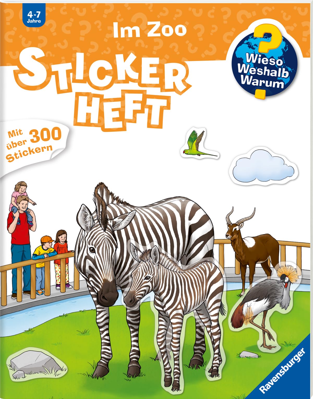 Wieso? Weshalb? Warum? Stickerheft - Im Zoo (ab 4 Jahre - mit über 300 Stickern) General education