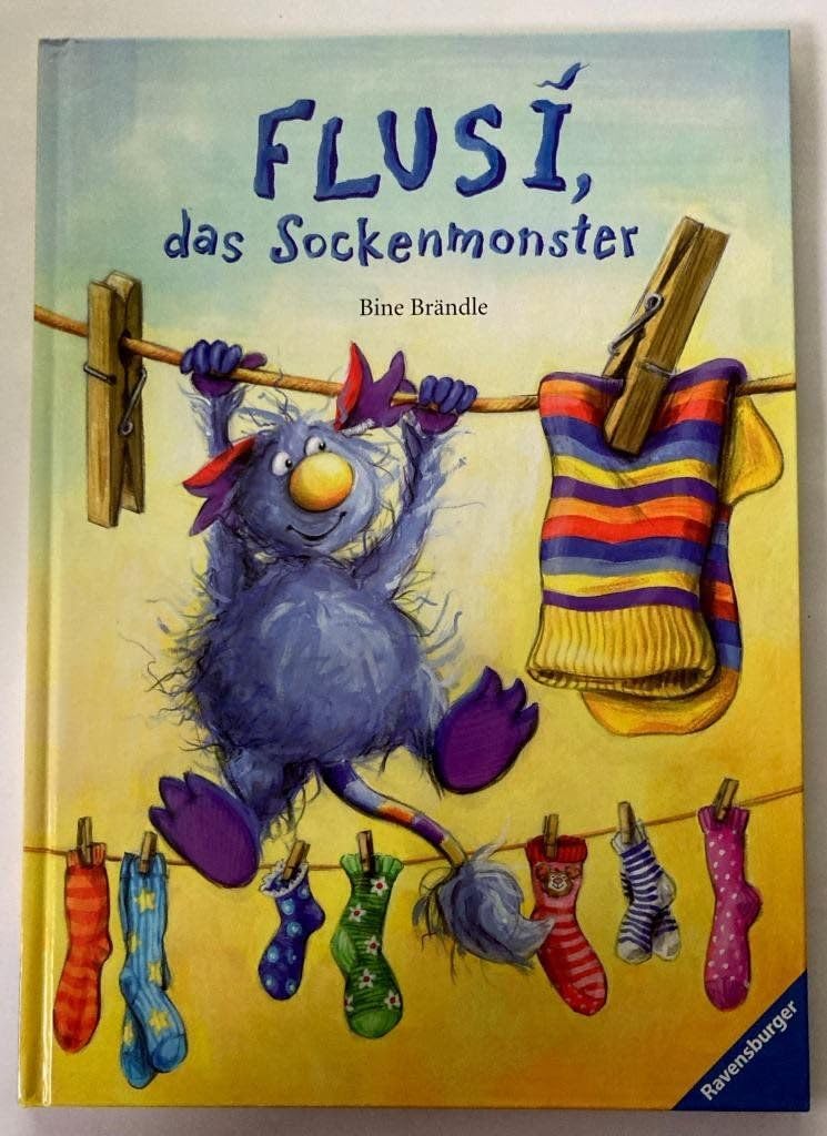Flusi, das Sockenmonster: Mit einem Paar Original-Flusi-Socken für Kinder Leisure, Home & Garden