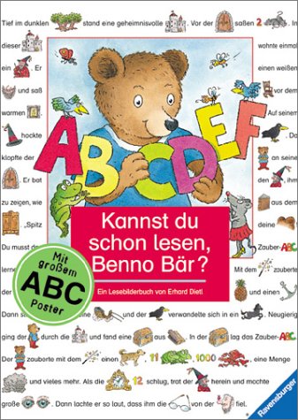 Kannst du schon lesen, Benno Bär?: Mit großem ABC-Poster (Lesebilderbuch) Books
