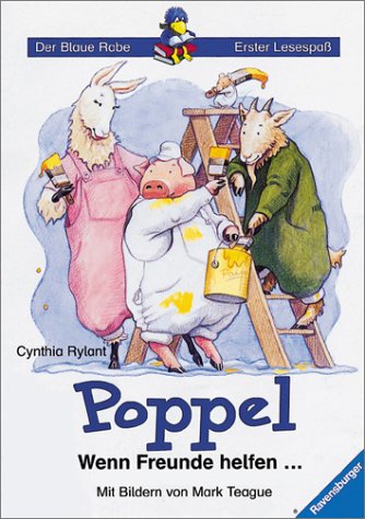 Der Blaue Rabe - Erster Lesespaß. Poppel: Wenn Freunde helfen ... Books