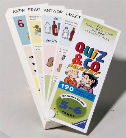 Quiz & Co. Junior / 190 Fragen und Antworten: Quiz & Co., Junior (Spiel), 5-6 Jahre Leisure & Fun