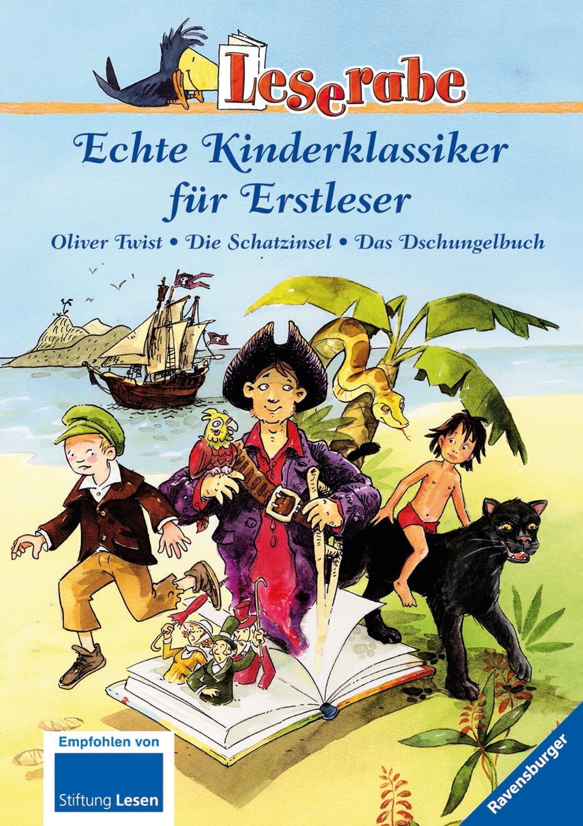 Echte Kinderklassiker für Erstleser, Band 1: Oliver Twist - Die Schatzinsel - Das Dschungelbuch (Leserabe - Sonderausgaben) Contemporary literature