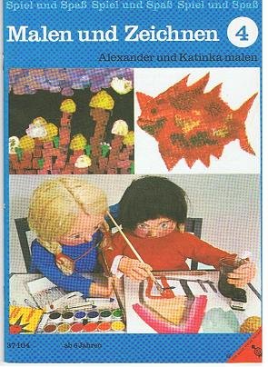 Malen und Zeichnen Nr. 4. Malen mit Wasserfarbe: Spritzen und Drucken Books