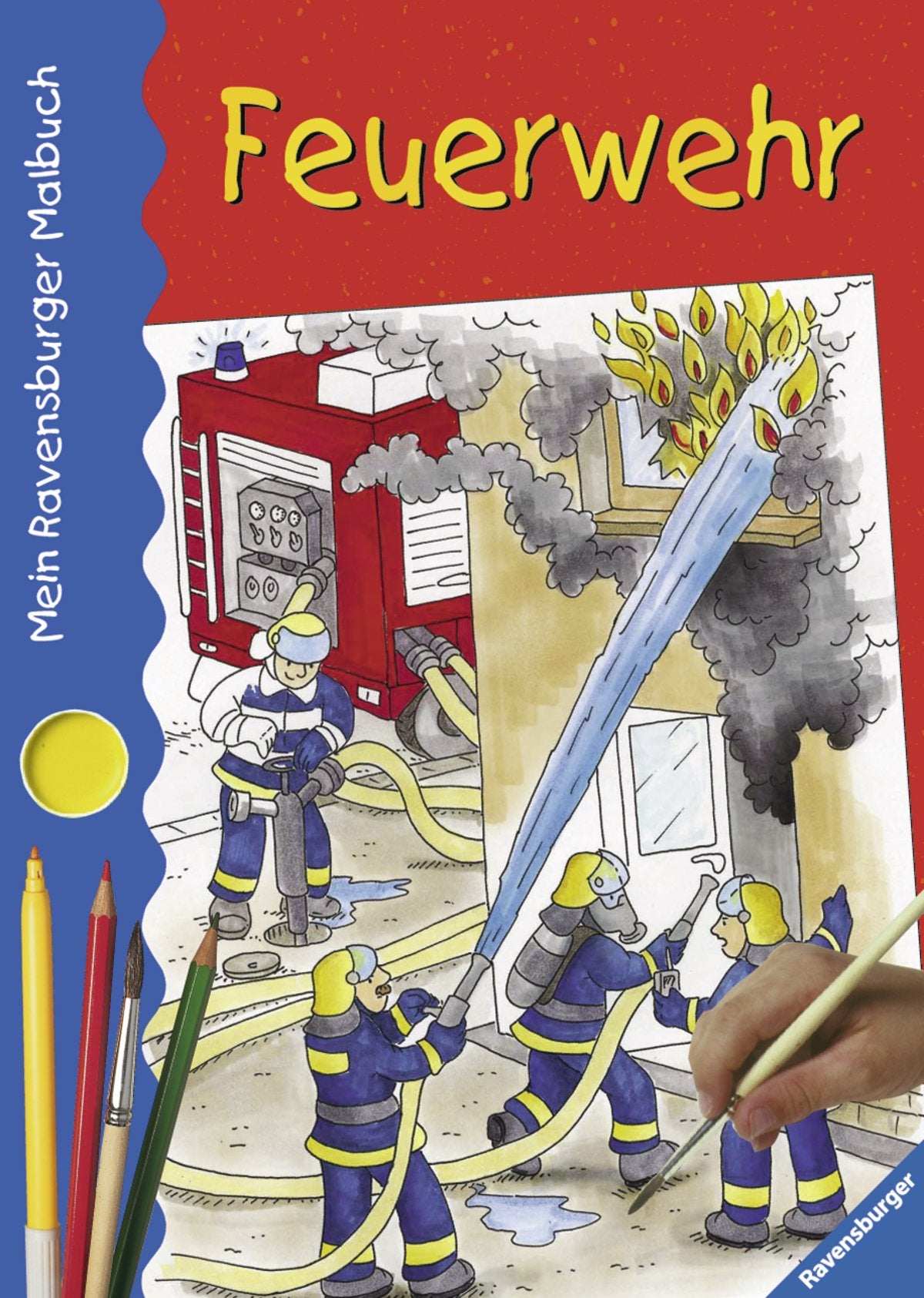 Feuerwehr (Mein Ravensburger Malbuch) Non-fiction