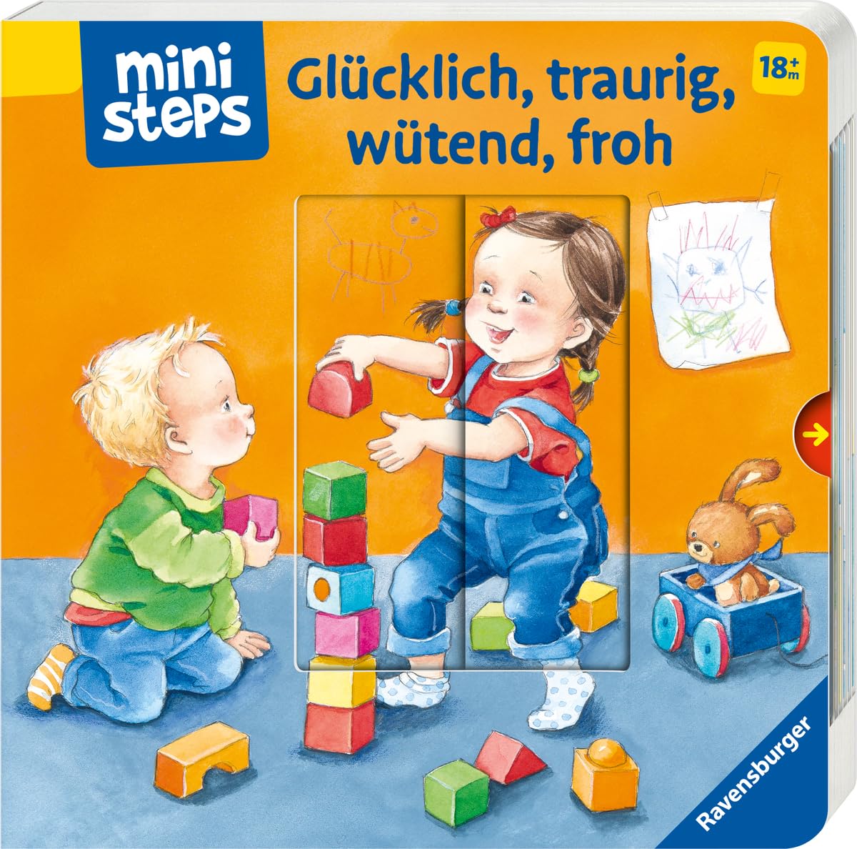ministeps: Glücklich, traurig, wütend, froh Parents & Children