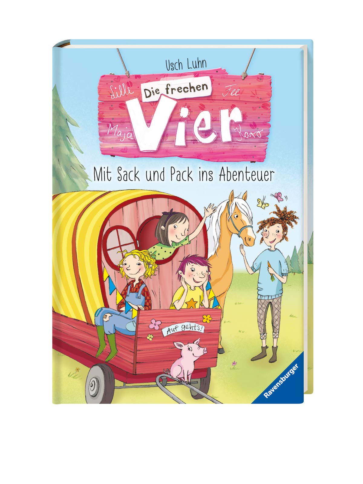 Die frechen Vier, Band 3: Mit Sack und Pack ins Abenteuer Novels & Short Stories