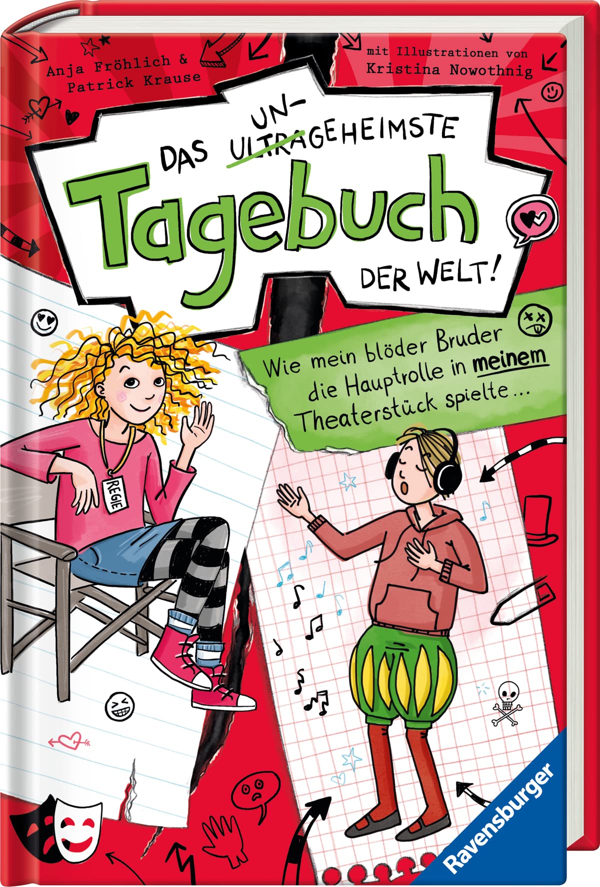 Das ungeheimste Tagebuch der Welt!, Band 4: Wie mein blöder Bruder die Hauptrolle in meinem Theaterstück spielte … (Comic-Roman aus zwei Perspektiven ... (Das ungeheimste Tagebuch der Welt!, 4) Lifestyle