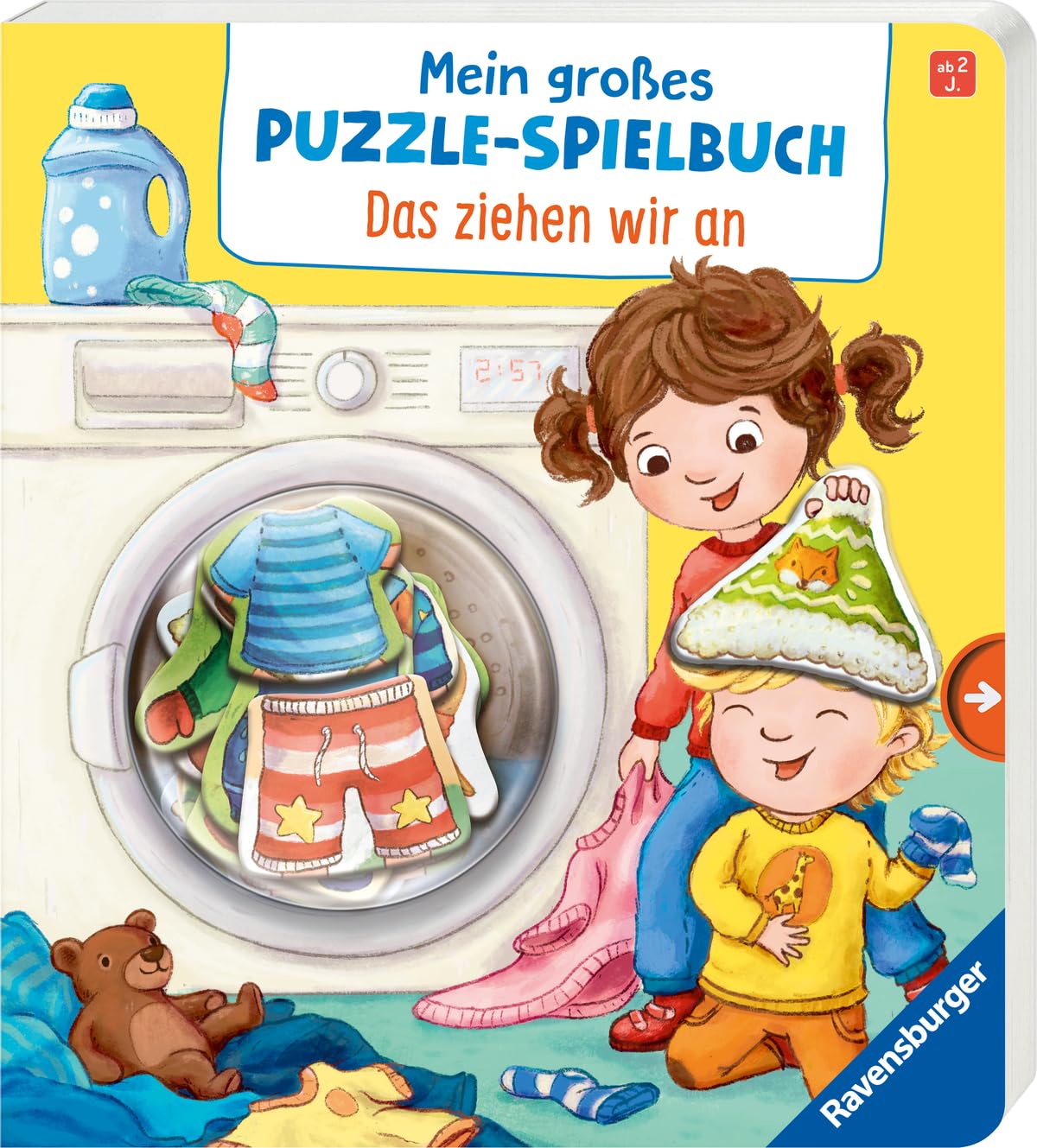 Mein großes Puzzle-Spielbuch: Das ziehen wir an Puzzles