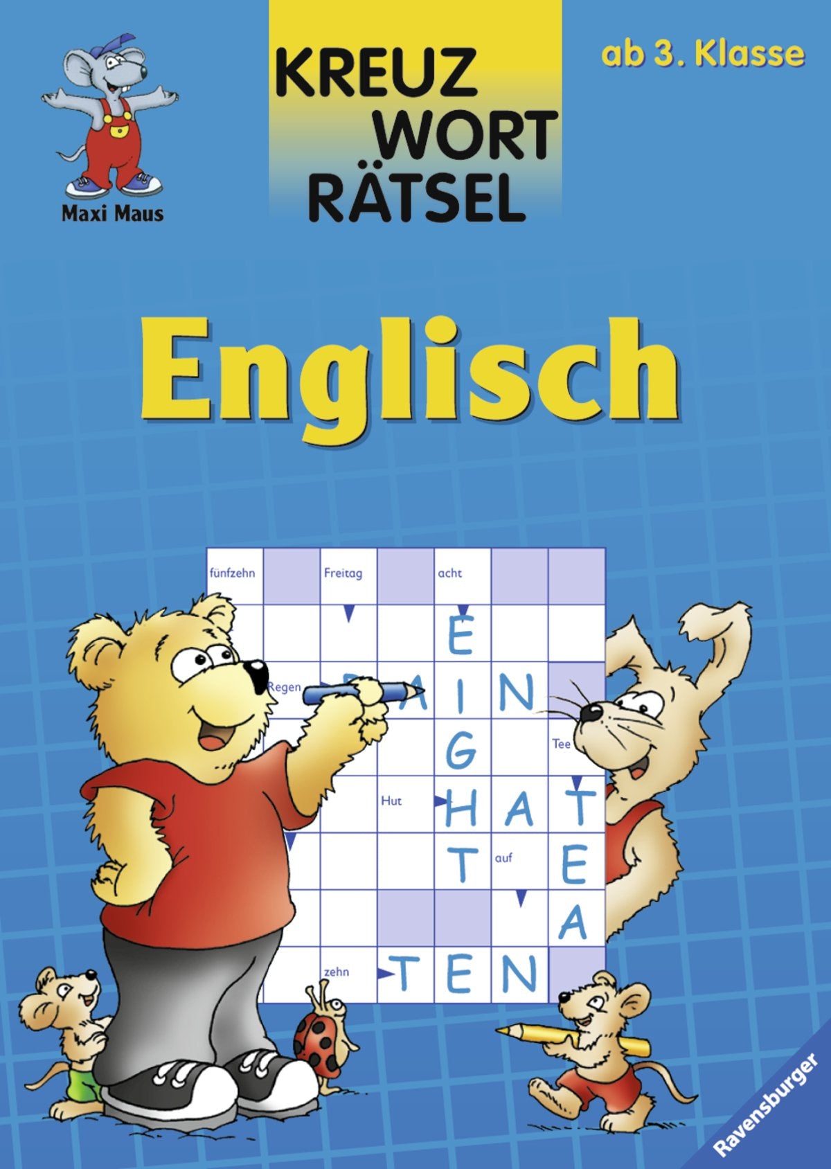 Kreuzworträtsel, Englisch ab 3. Klasse Maxi Maus (Ravensburger Spiel- und Übungsblock) Foreign Languages ​​& Dictionaries