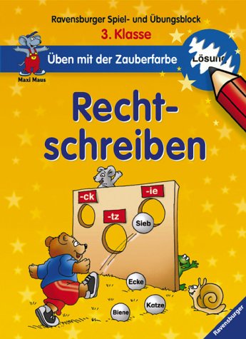 Rechtschreiben (3. Klasse) (Ravensburger Spiel- und Übungsblock) Study Guides