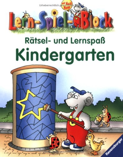 Rätsel- und Lernspaß: Kindergarten book