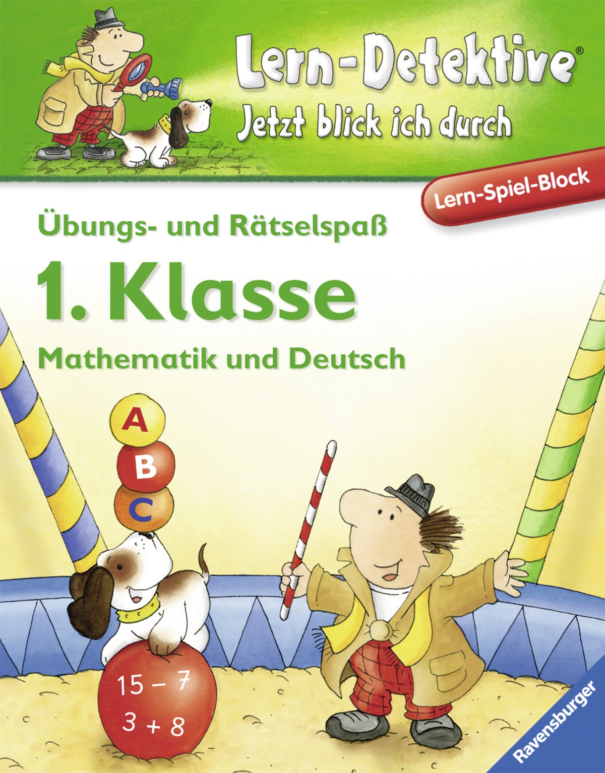 Übungs- und Rätselspaß (1. Klasse): Mathematik und Deutsch: Mathematik und Deutsch. Lern-Spiel-Block Study Guides