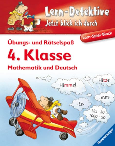 Übungs- und Rätselspaß (4. Klasse): Mathematik und Deutsch: Mathematik und Deutsch. Lern-Spiel-Block Study Guides