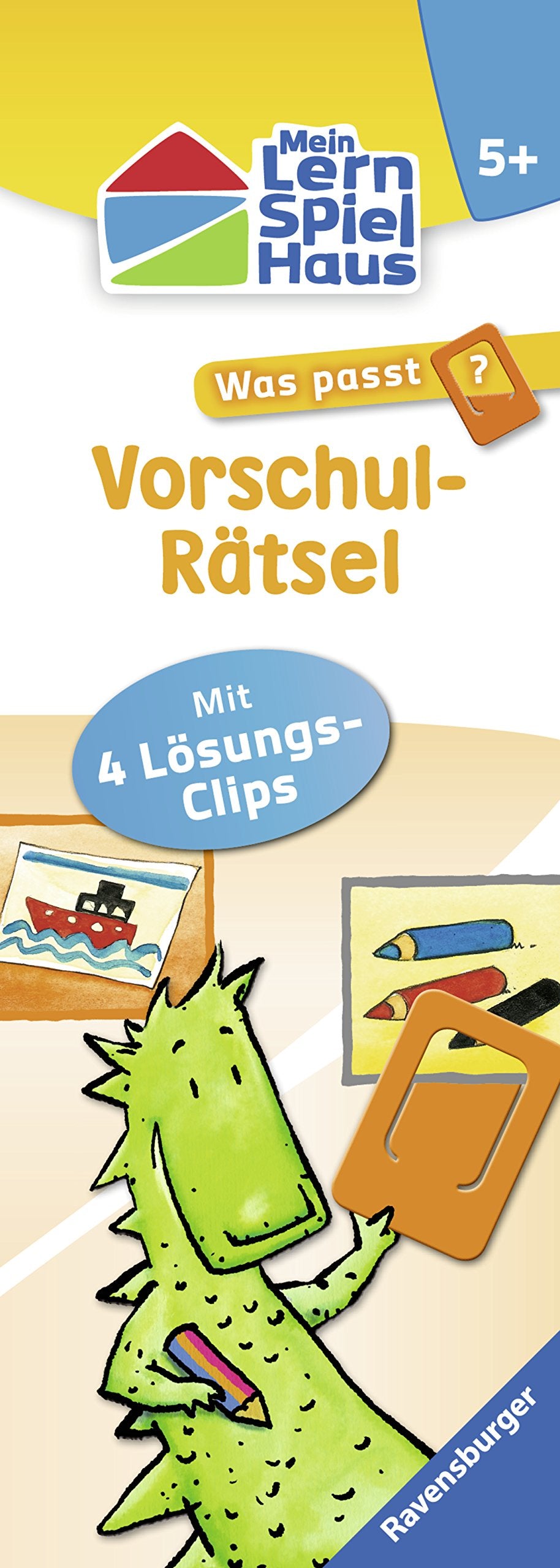 Was passt? Vorschul-Rätsel: Mit 4 Lösungs-Clips (Mein Lern-Spiel-Haus) Non-fiction