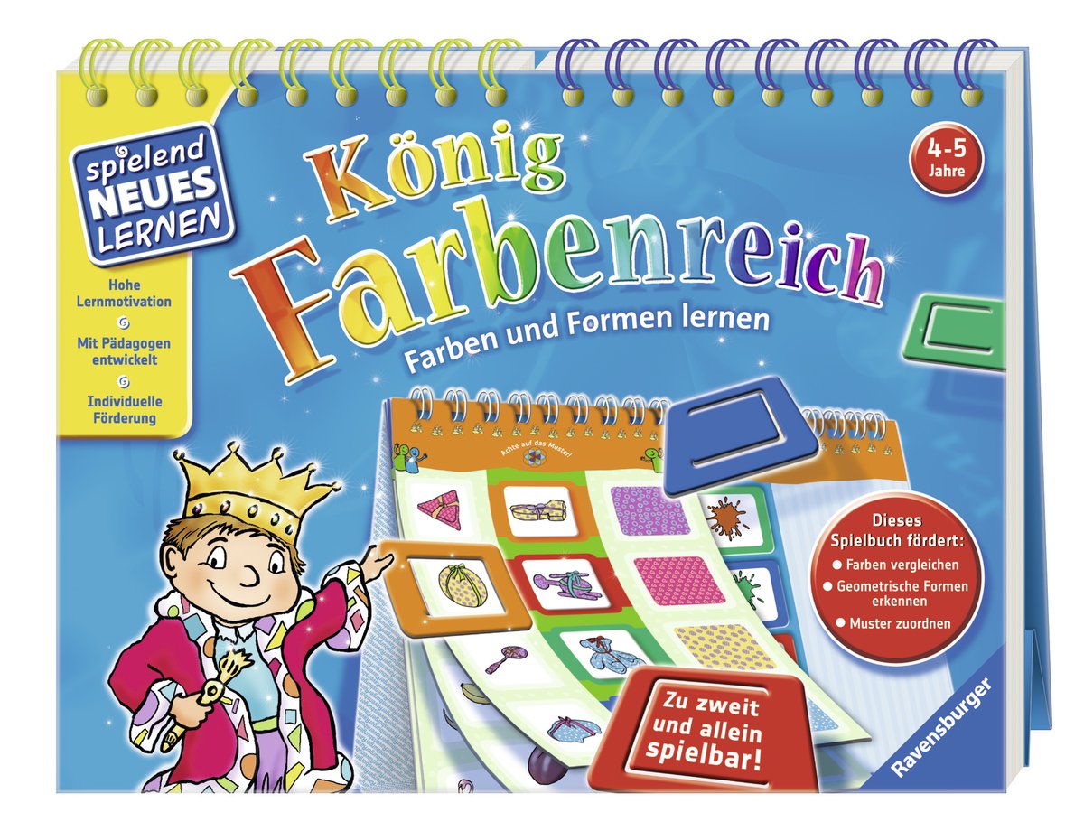 König Farbenreich: Farben und Formen lernen (Spielend Neues Lernen) Non-fiction