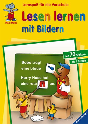 Lesen lernen mit Bildern (Lernspaß für die Vorschule) Children's books