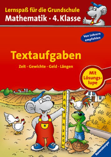 Textaufgaben (4. Klasse): Zeit, Gewichte, Geld, Längen (Lernspaß für die Grundschule) Study Guides