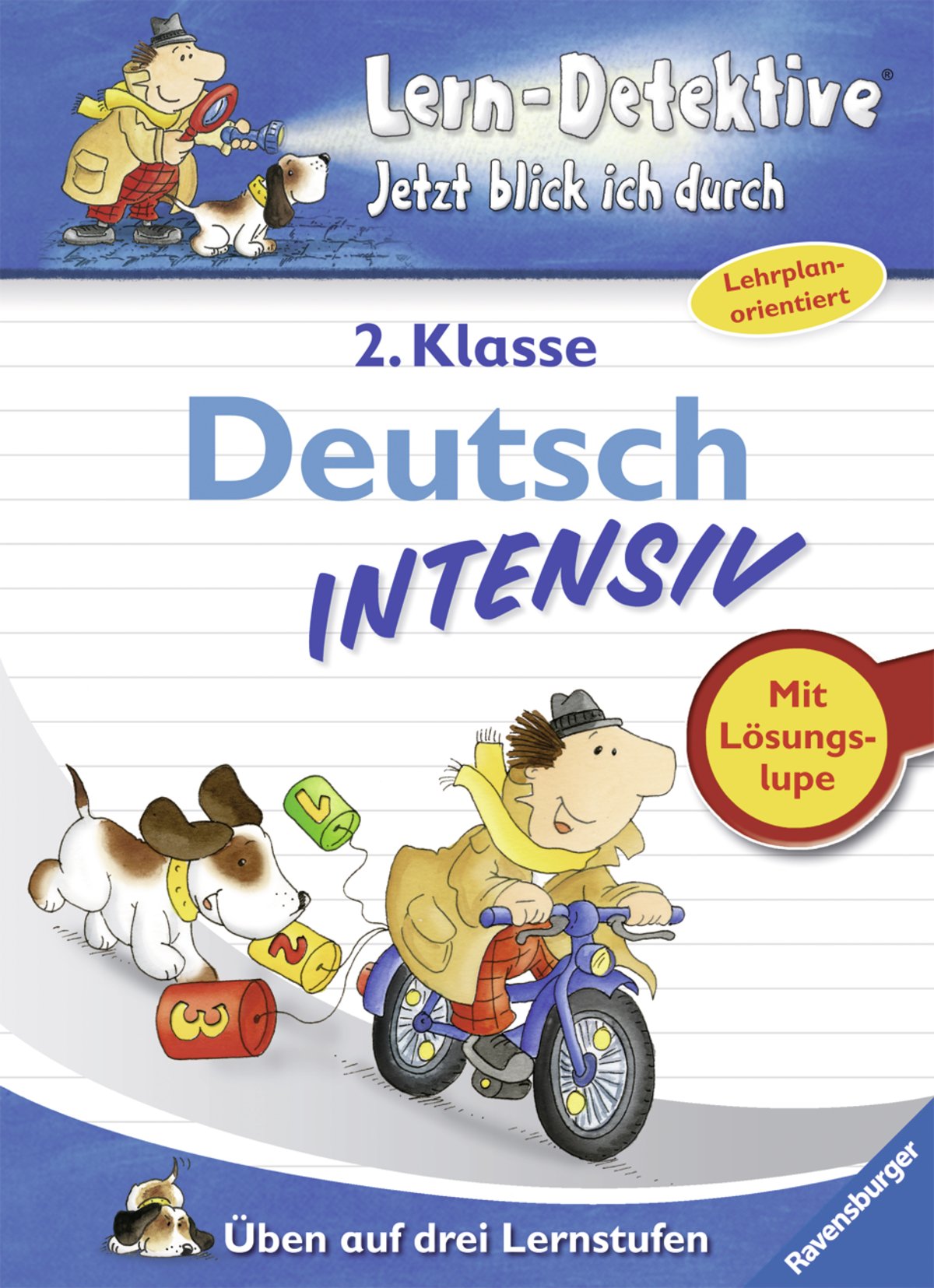 Deutsch intensiv (2. Klasse): Üben auf drei Lernstufen (Lern-Detektive - Jetzt blick ich durch) Study Guides