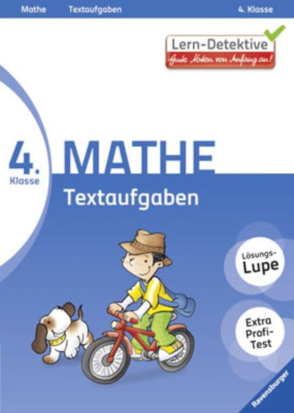 Lern-Detektive: Textaufgaben (Mathe 4. Klasse) Study Guides