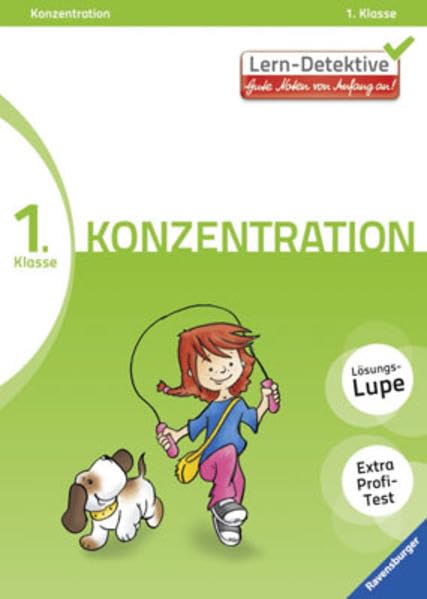 Konzentration (1. Klasse) (Lern-Detektive) Study Guides