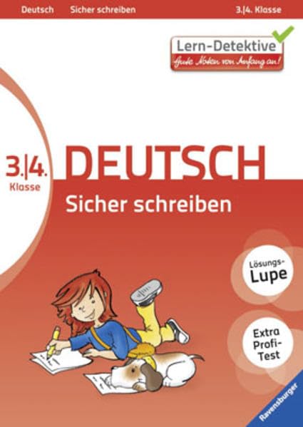 Sicher schreiben (Deutsch 3./4. Klasse) (Lern-Detektive) Study Guides