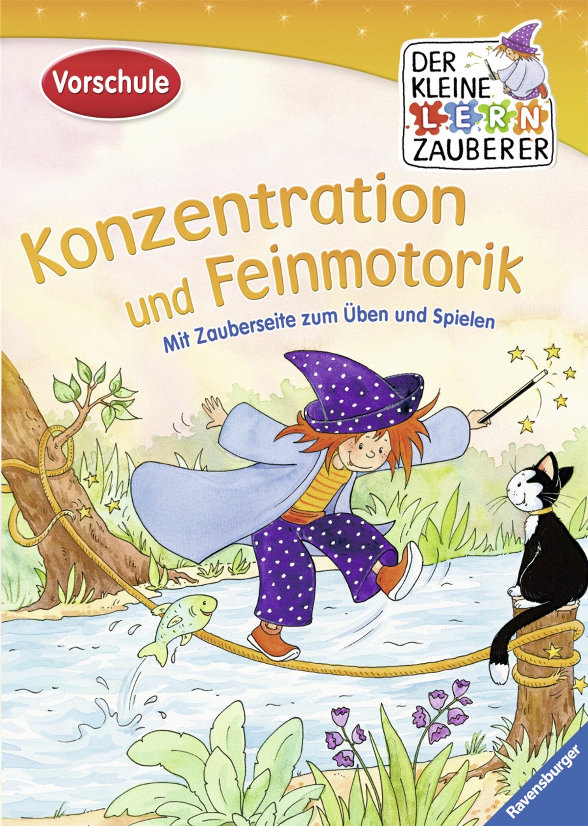 Konzentration und Feinmotorik: Mit Zauberseite zum Üben und Spielen (Der kleine Lernzauberer) Non-fiction
