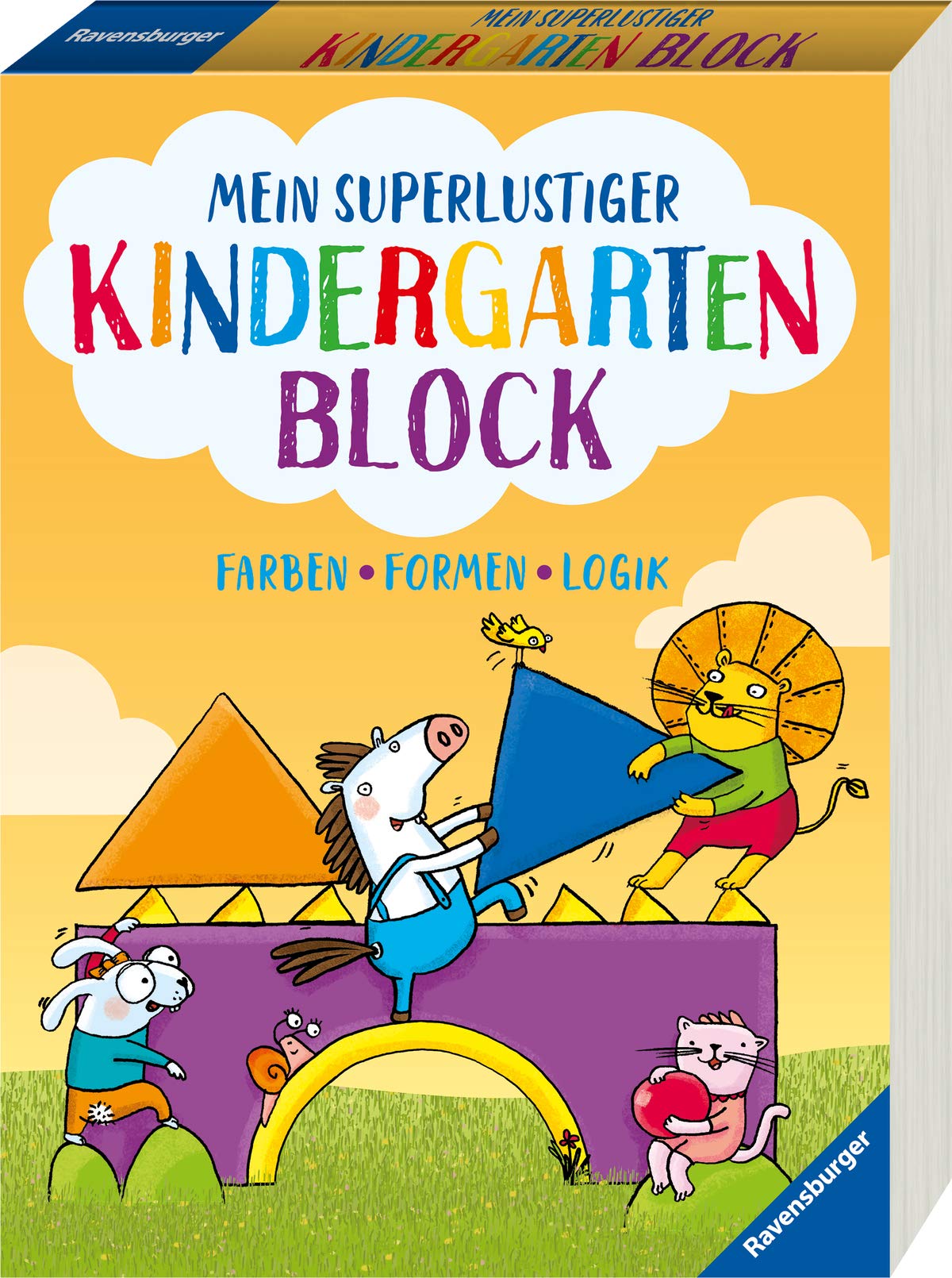 Mein superlustiger Kindergarten-Block: Farben, Formen, Logik Tiptoi & Games