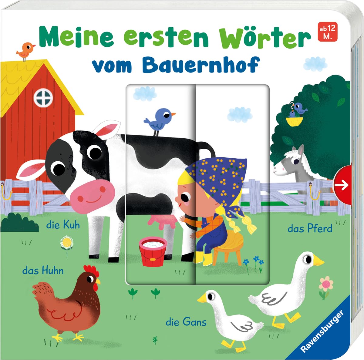 Meine ersten Wörter vom Bauernhof - Sprechen lernen mit großen Schiebern und Sachwissen für Kinder ab 12 Monaten Learning & Reference