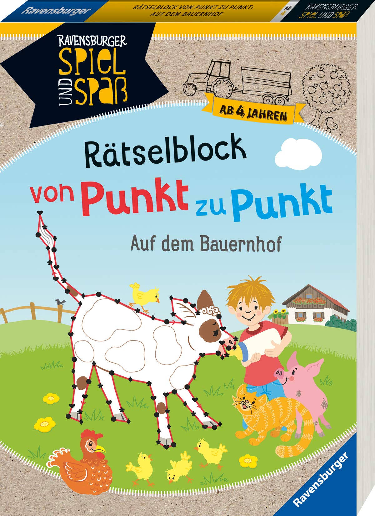 Rätselblock von Punkt zu Punkt: Auf dem Bauernhof book