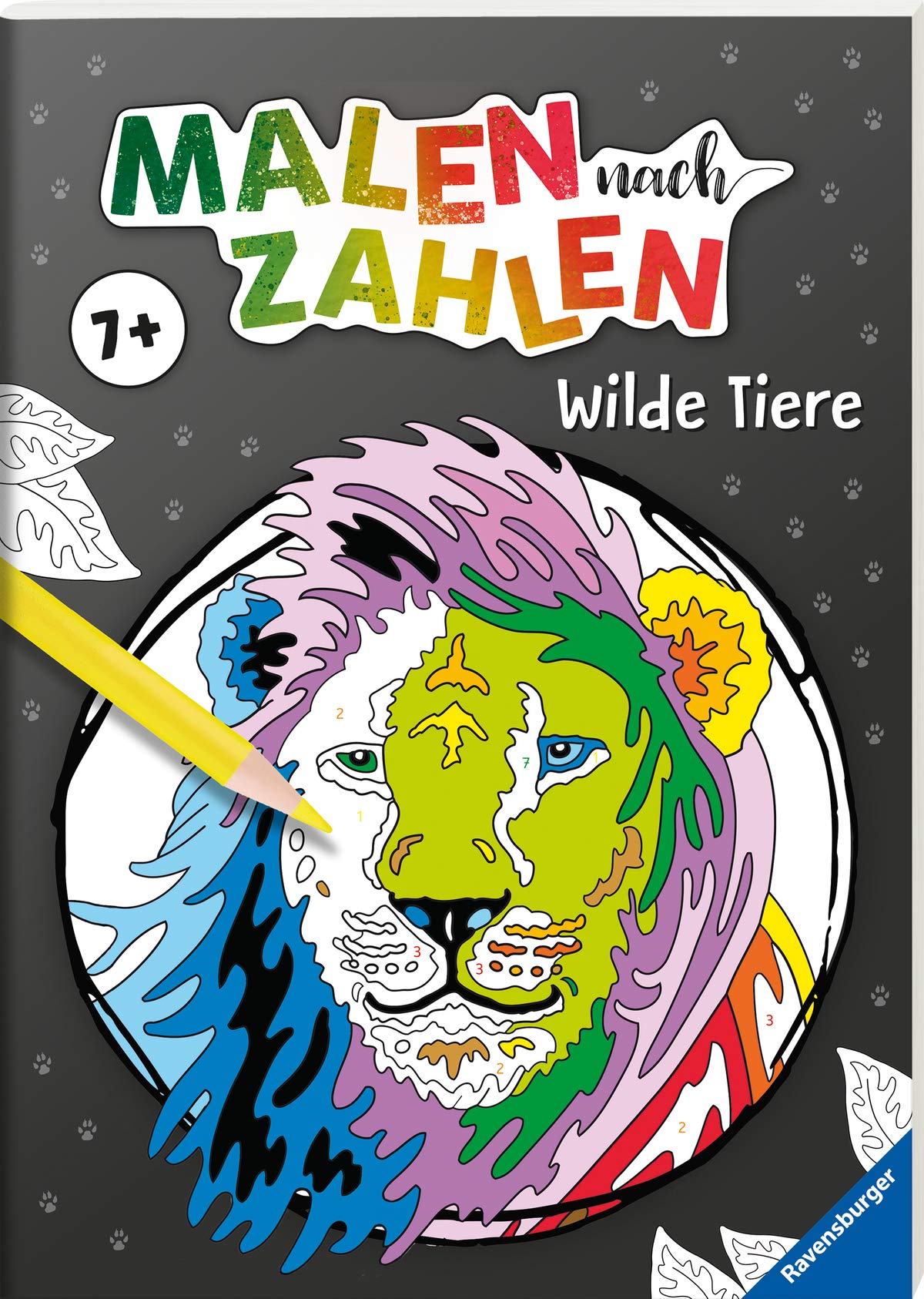 Malen nach Zahlen ab 7: Wilde Tiere Tiptoi & Games