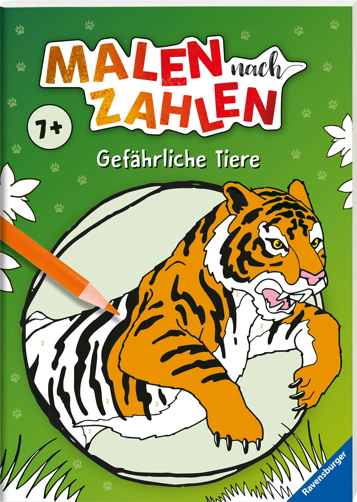 Malen nach Zahlen ab 7: Gefährliche Tiere Tiptoi & Games