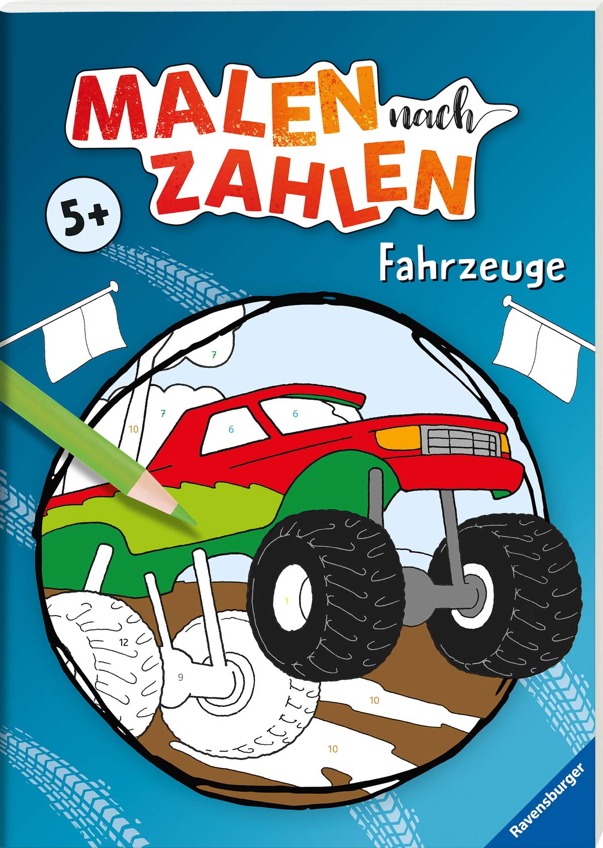 Malen nach Zahlen ab 5: Fahrzeuge Tiptoi & Games