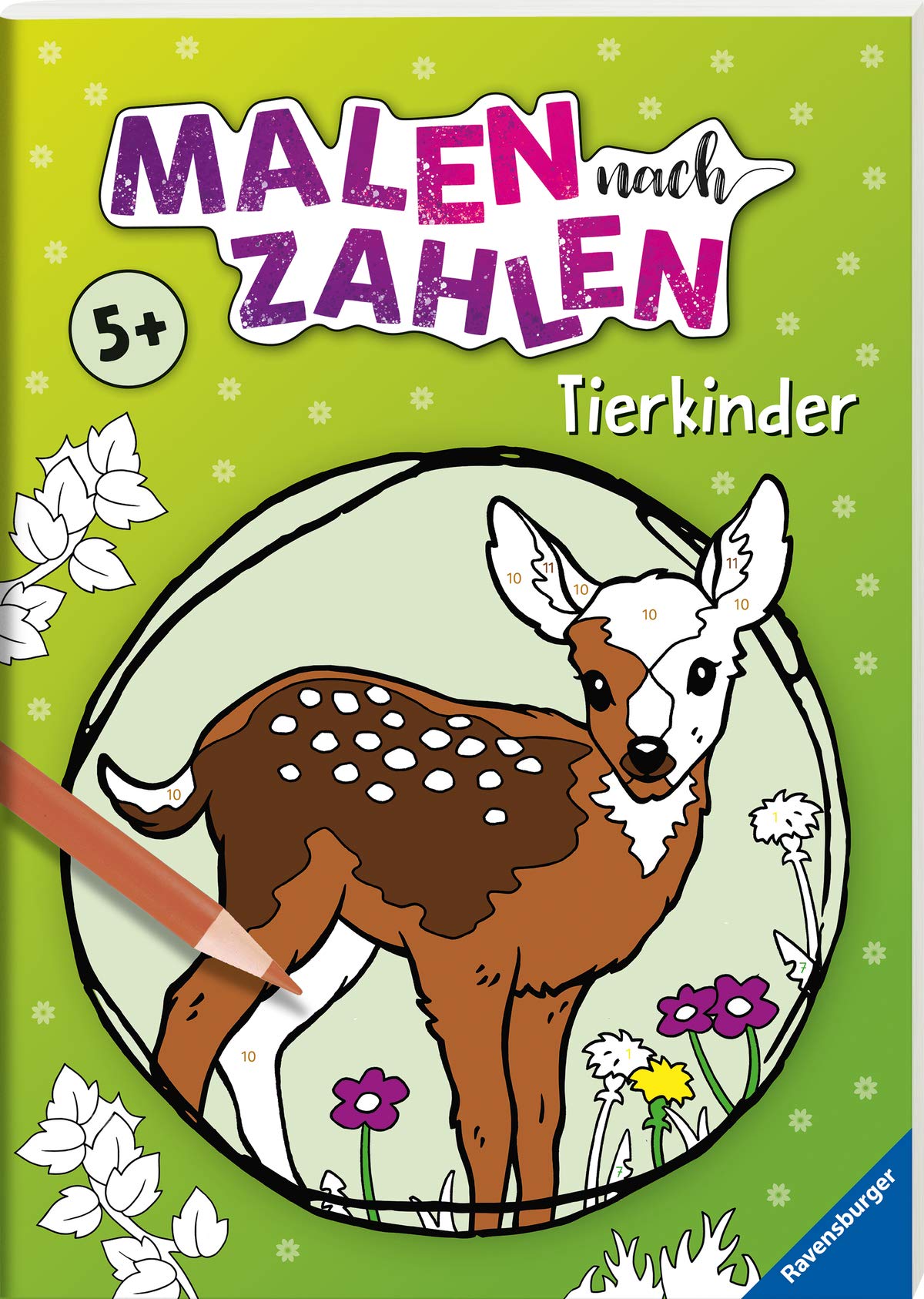 Malen nach Zahlen ab 5: Tierkinder Tiptoi & Games