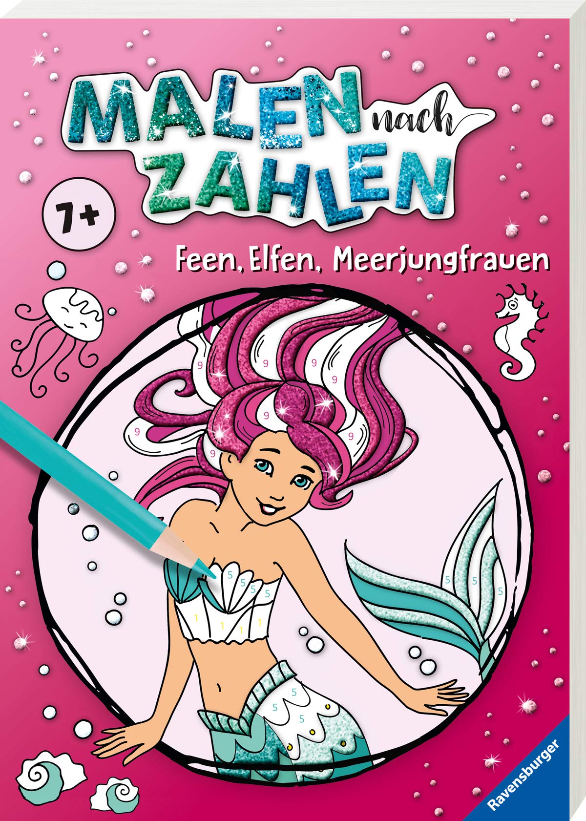 Malen nach Zahlen ab 7: Feen, Elfen, Meerjungfrauen Tiptoi & Games