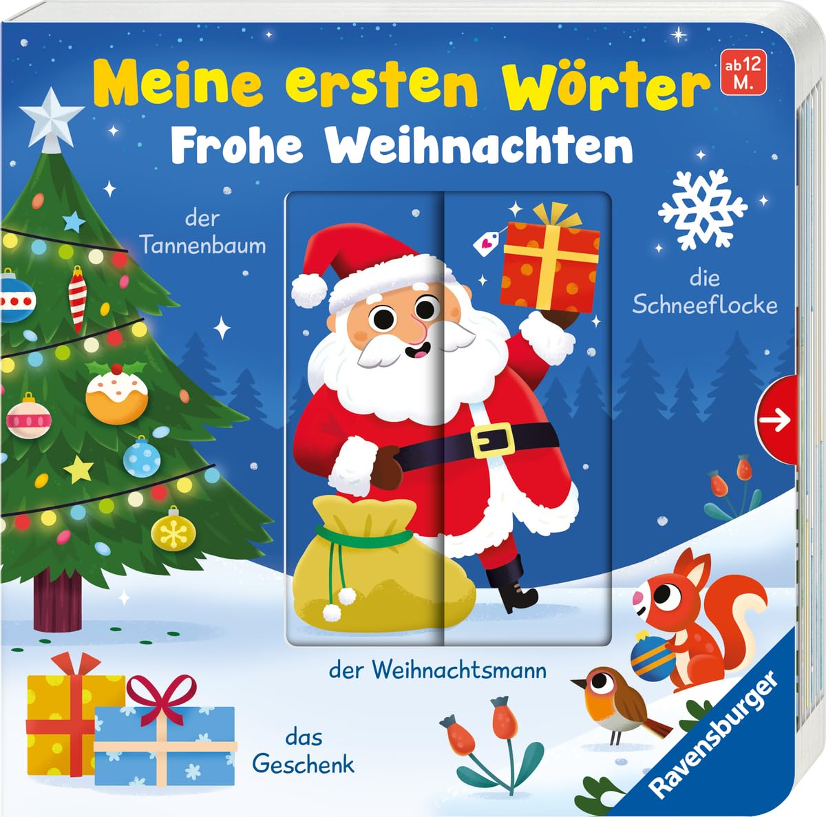 Meine ersten Wörter: Frohe Weihnachten - Sprechen lernen mit großen Schiebern für Kinder ab 12 Monaten Foreign Languages ​​& Dictionaries