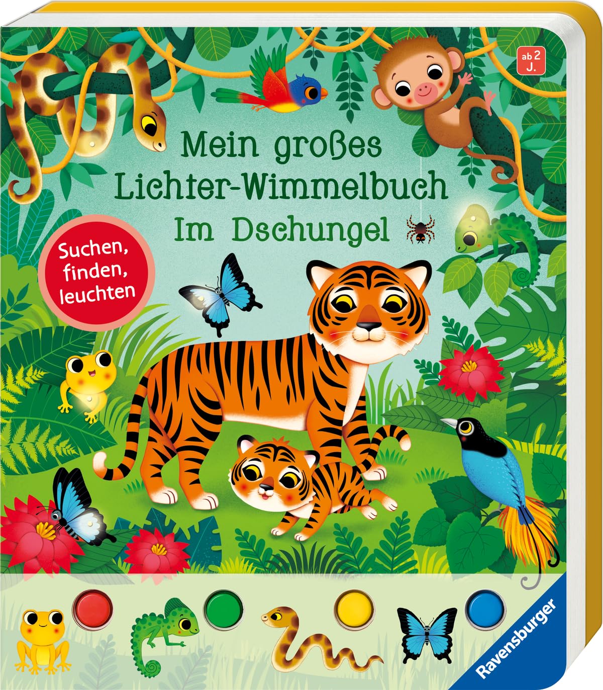 Mein großes Lichter-Wimmelbuch - Im Dschungel Tiptoi & Games