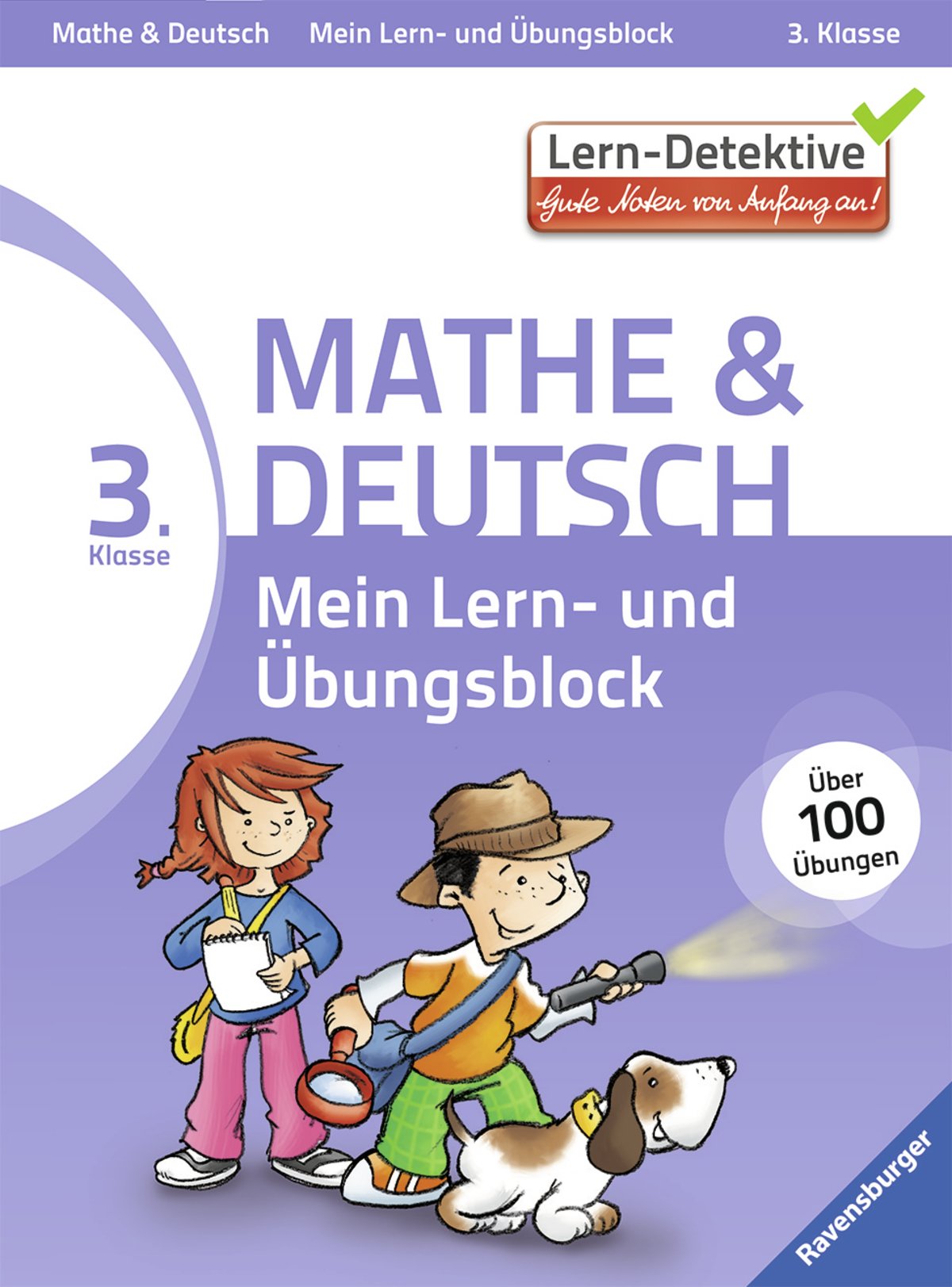 Mein Lern- und Übungsblock (3. Klasse): Mathe und Deutsch (Lern-Detektive) Study Guides