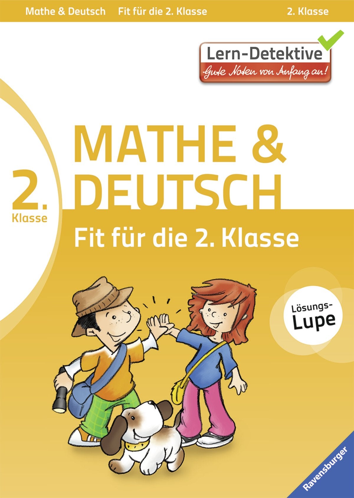 Fit für die 2. Klasse: Mathe und Deutsch (Lern-Detektive) Study Guides