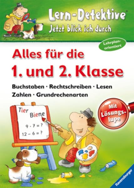 Alles für die 1. und 2. Klasse: Buchstaben, Rechtschreiben, Lesen, Zahlen, Grundrechenarten Study Guides
