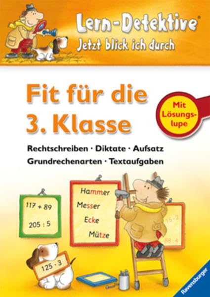 Fit für die 3. Klasse: Rechtschreiben, Diktate, Aufsatz, Grundrechenarten, Textaufgaben Study Guides