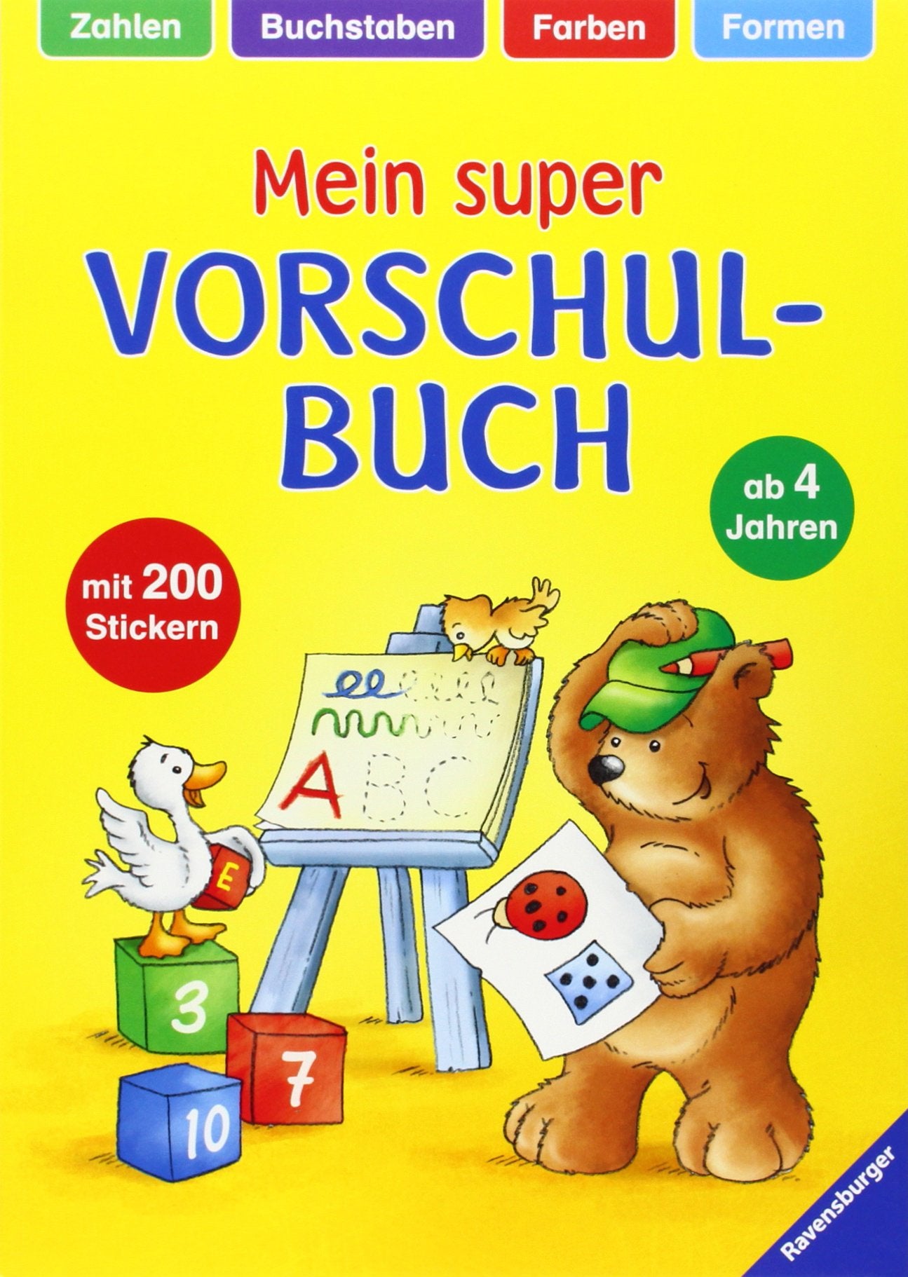 Mein Super-Vorschulbuch: Zahlen, Buchstaben, Farben, Formen Non-fiction