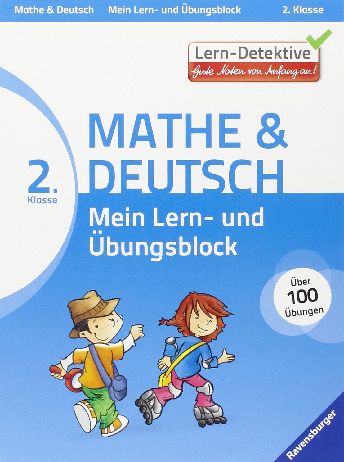 Mein Lern- und Übungsblock Mathe & Deutsch 2. Klasse: Über 100 Übungen (Lern-Detektive) Study Guides