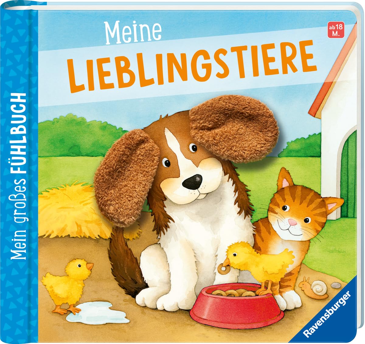 Mein großes Fühlbuch: Meine Lieblingstiere, Spielbuch ab 18 Monaten, Bilderbuch, Entdeckerbuch Health, Nutrition & Fitness