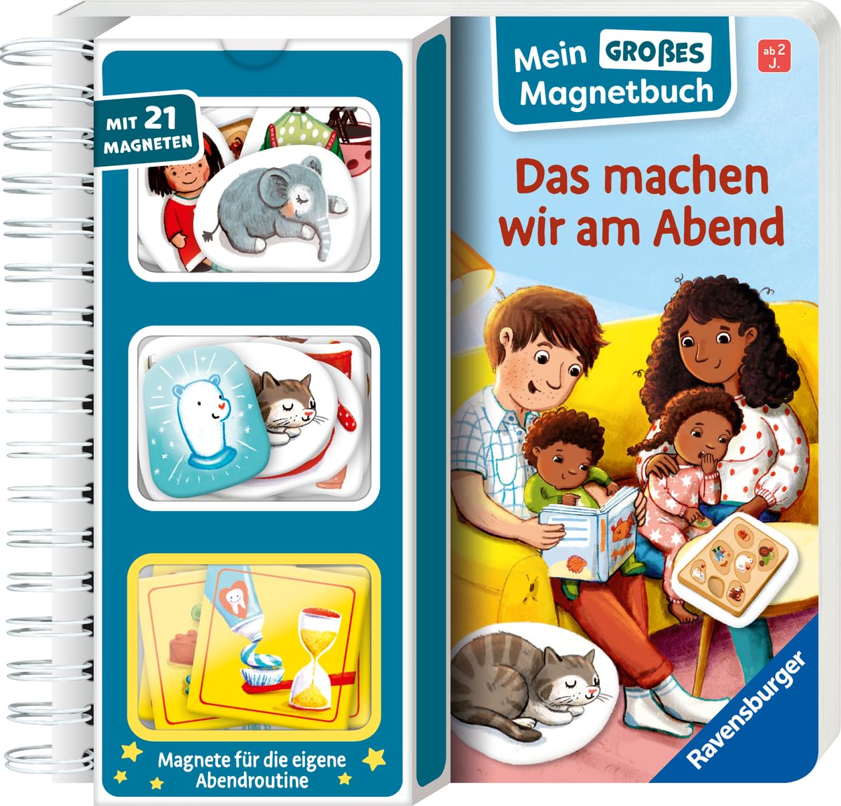 Mein großes Magnetbuch - Das machen wir am Abend Health, Nutrition & Fitness