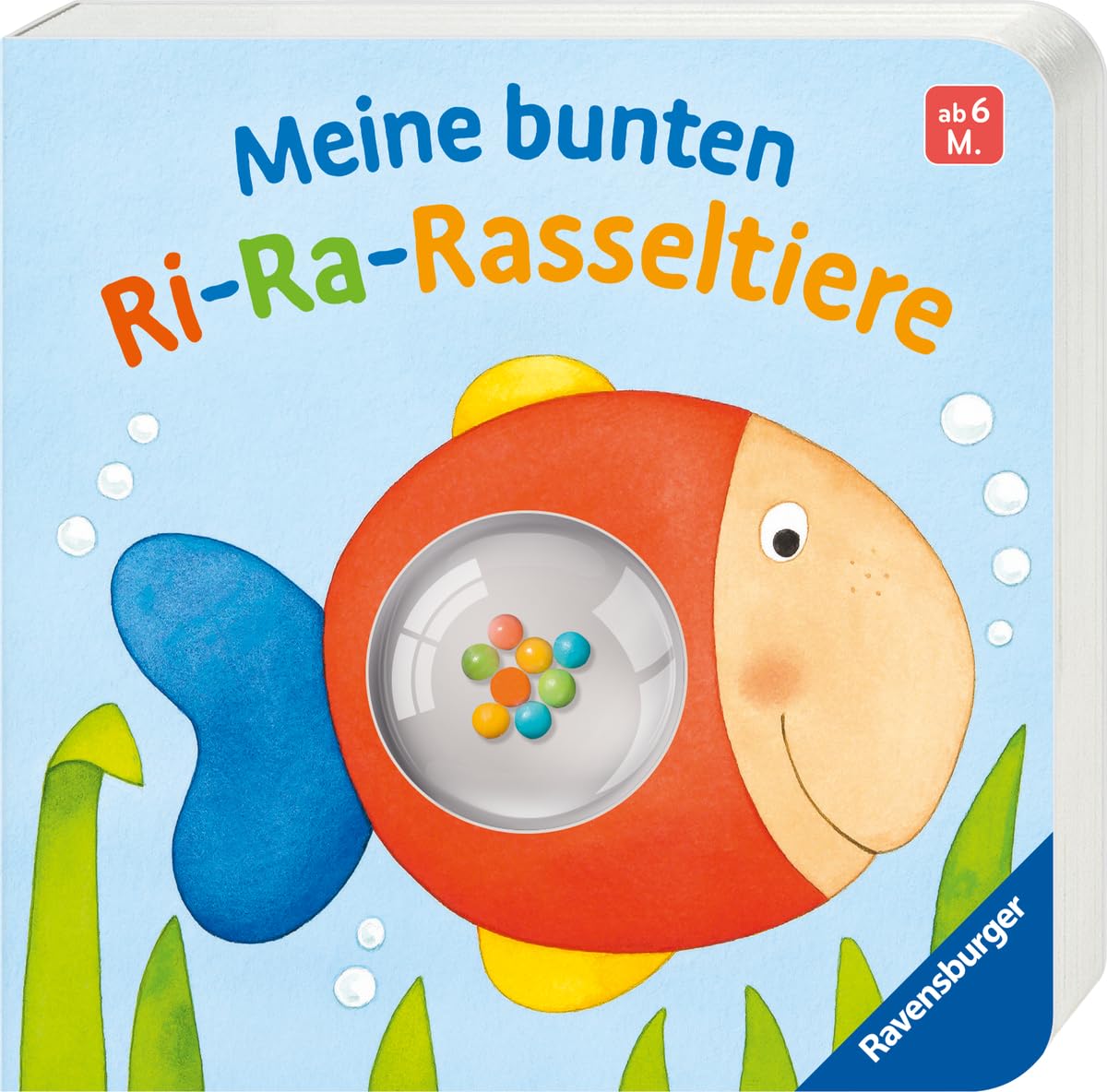 Meine bunten Ri-Ra-Rasseltiere - Rasselbuch für Kinder ab 6 Monaten, Babybuch, Spielbuch Health, Nutrition & Fitness