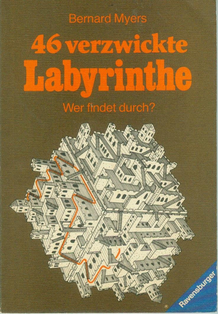 Sechsundvierzig verzwickte Labyrinthe. Wer findet durch? Travel Books